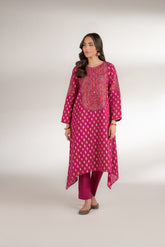 2 Piece Printed Lawn Embroidered Suit (CS0100)