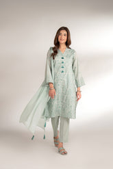 3 Piece Lawn Embroidered Suit (CS0128)