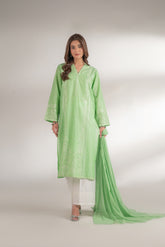 2 Piece Lawn Embroidered Suit (CS0139)