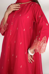 3 Piece Lawn Embroidered Suit (CS0154)