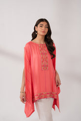 1 Piece Linen Viscose Embroidered (CS0178)