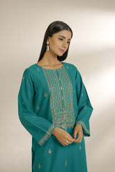 2 Piece Cotton Embroidered Suit (CS0201)