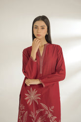 2 Piece Cotton Rip Stop Embroidered Suit (CS0210)