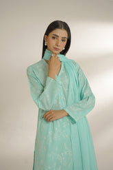 3 Piece Lawn Embroidered Suit (CS0211)
