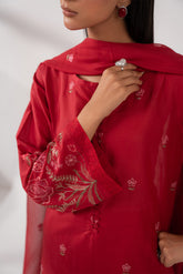 3 Piece Lawn Embroidered Suit (CS0219)