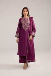 3 Piece Lawn Embroidered Suit (CS0228)