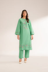 2 Piece Slub Khaddar Embroidered (CS0266)