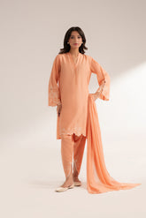 3 Piece Self Jacquard Embroidered (CS0267)