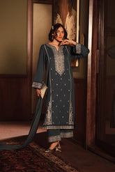 3 Piece Lawn Karandi Embroidered (CS0273)