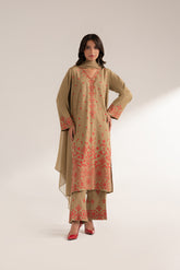 3 Piece Lawn Karandi Embroidered (CS0282)