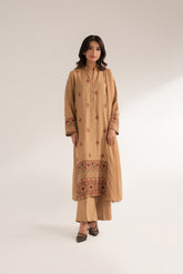 3 Piece Cotton Karandi Embroidered (CS0283)