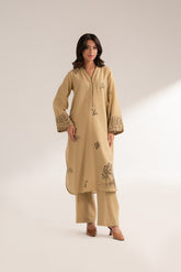 2 Piece Cotton Karandi Embroidered (CS0284)