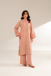 2 Piece Cotton Karandi Embroidered Suit (CS0298)