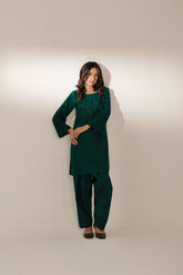 2 Piece Slub Khaddar Embroidered Suit (CS0299)