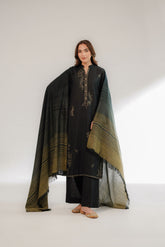 3 Piece Cotton Karandi Embroidered Suit (CS0311)