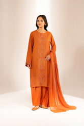 3 Piece Lawn Karandi Embroidered Suit (CS0317)