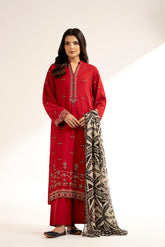 3 Piece Lawn Karandi Embroidered Suit (CS0329)