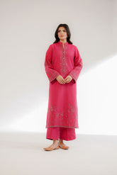 2 Piece Slub Khaddar Embroidered Suit (CS0333)