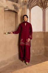 3 Piece Slub Khaddar Embroidered (CS0353)
