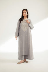 3 Piece Lawn Karandi Embroidered Suit (CS0370)