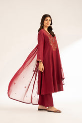 3 Piece Lawn Karandi Embroidered (CS0375)