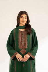 3 Piece Cotton Karandi Embroidered (CS0377)