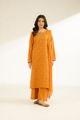 3 Piece Lawn Karandi Embroidered Suit (CS0390)