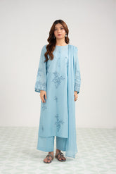 3 Piece Lawn Embroidered Suit (CS0396)