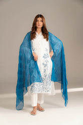 3 Piece Cotton Rip Stop Embroidered Suit (CS0423)