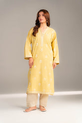 2 Piece Cotton Rip Stop Embroidered Suit (CS0444)