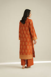 2 Piece Printed Cotton Silk Printed Suit (CS0447)