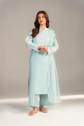 3 Piece Cotton Rip Stop Embroidered Suit (CS0460)