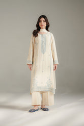 3 Piece Cotton Karandi Embroidered Suit (CS0502)