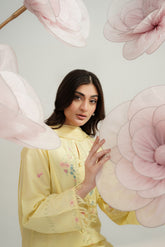 3 Piece Cotton Rip Stop Embroidered Suit (CS0534)