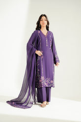 3 Piece Lawn Karandi Embroidered Suit (CS0719)