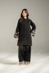 2 Piece Slub Khaddar Embroidered Suit (CS0721)
