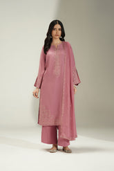 3 Piece Lawn Karandi Embroidered Suit (CS0750)
