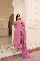 3 Piece Lawn Karandi Embroidered Suit (CS0750)