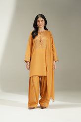 3 Piece Lawn Karandi Embroidered Suit (CS0757)