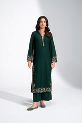 2 Piece Lawn Karandi Embroidered Suit (CS0776)