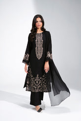 3 Piece Lawn Karandi Embroidered Suit (CS0779)