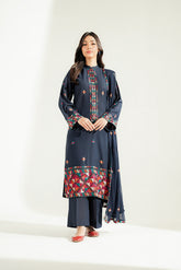 3 Piece Lawn Karandi Embroidered Suit (CS0788)