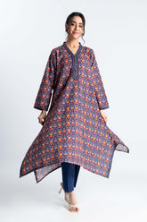 2 Piece Printed Slub Khaddar Embroidered & Printed Suit (PD1171)