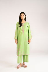 2 Piece Lawn Embroidered Suit (HB1266)