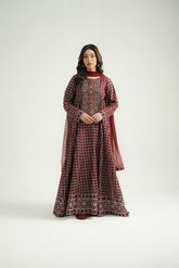 2 Piece Printed Lawn Embroidered Suit (CS0549)