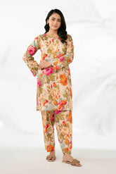 2 Piece Printed Lawn Suit (PD1342)