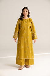 2 Piece Cotton Rip Stop Embroidered Suit (CS0541)