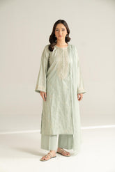 3 Piece Lawn Embroidered Suit (CS0532)