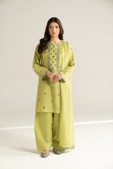 3 Piece Lawn Embroidered Suit (CS0542)