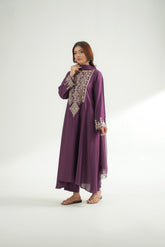 3 Piece Arabic Lawn Embroidered Suit (CS0583)